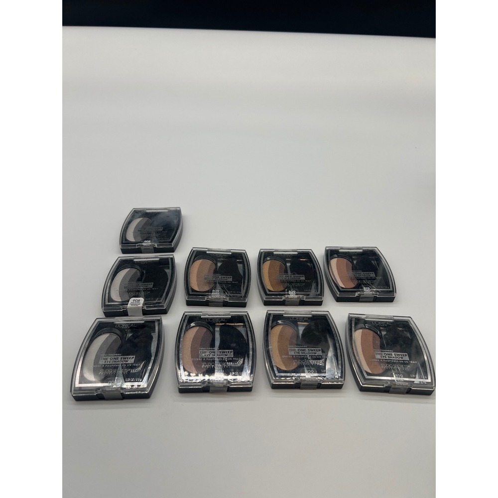 LOREAL The One Sweep Eyeshadow Lot of 9 #808,809,819,829,908